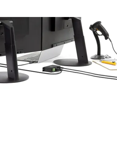 StarTech.com HUB USB 2.0 Industriale in metallo a 4 porte con protezione da sovracorrenti - montabile