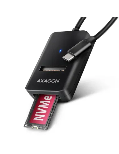 Axagon ADM2-CM contenitore di unità di archiviazione Box esterno SSD Nero M.2 Alimentazione USB