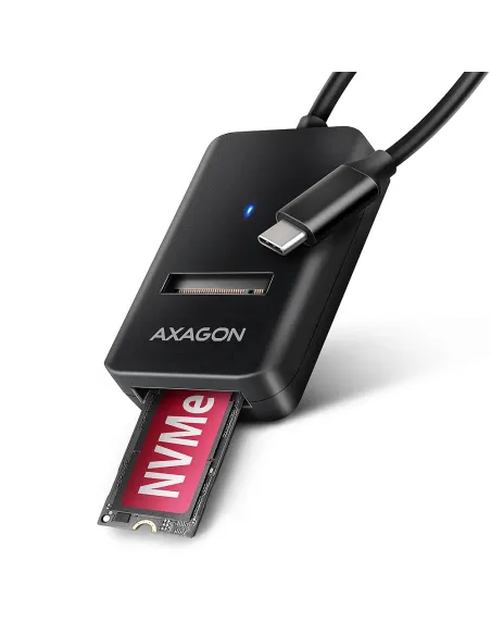 Axagon ADM2-CM contenitore di unità di archiviazione Box esterno SSD Nero M.2 Alimentazione USB
