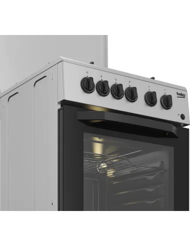 Beko CSS 42014 FS Cucina Elettrica Statica, 50x50 cm