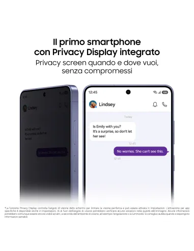 Samsung Galaxy S26 Ultra Smartphone AI, 256GB, Privacy Display integrato, Processore potente, Assistente Foto, Camera 200 MP,