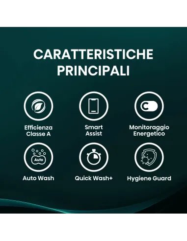 Hisense WD3S1043BW7 lavasciuga Libera installazione Caricamento frontale Bianco