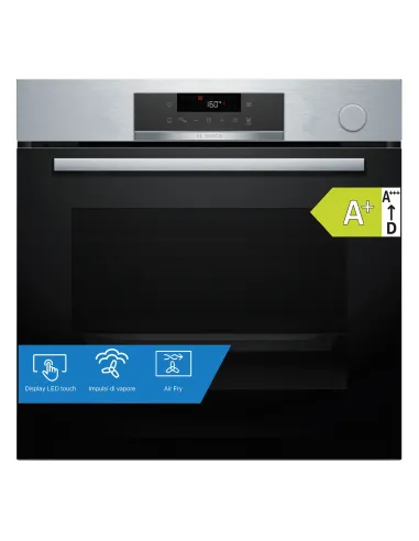 Bosch Serie 4 HRG532BS3 Forno con impulsi di vapore Air Fry Acciao inox Classe A+