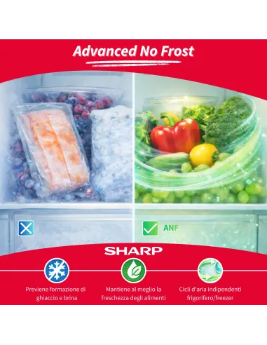 Sharp SJ-NRA11RMXJD frigorifero con congelatore Libera installazione 331 L Beige