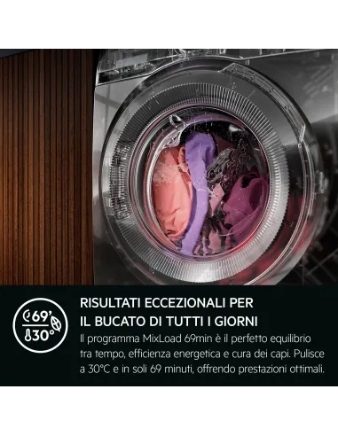 AEG Series 6000 LAVATRICE CARICA FRONTALE 9 KG CLASSE A 1400 GIRI LR6FG94 MADE IN EUROPE