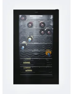 Candy DiVino CWC 150 EM NF Cantinetta vino con compressore Libera installazione Nero 41 bottiglia bottiglie