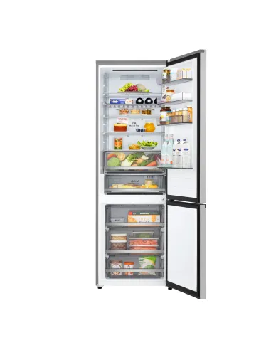 LG GBBW322CPY Frigorifero combinato Fit & Max 70cm, Classe C, 465L, AI Fresh, Prime Silver