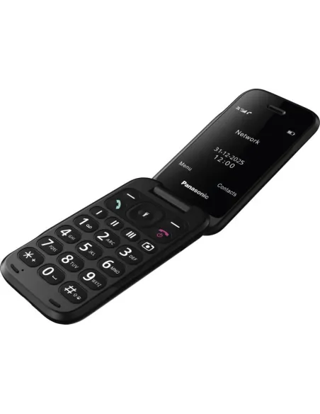 Panasonic KX-TF600EXB cellulare 7,11 cm (2.8") 132 g Nero Telefono per anziani