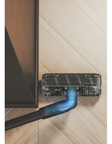 Hoover HF4, Aspirapolvere senza filo, Nero Argento, 0,7L, Senza sacchetto