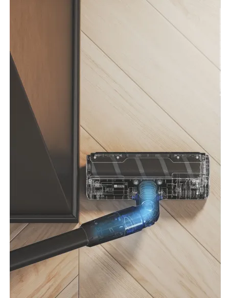 Hoover HF4, Aspirapolvere senza filo, Nero Argento, 0,7L, Senza sacchetto