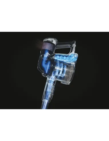 Hoover HF4, Aspirapolvere senza filo, Nero Argento, 0,7L, Senza sacchetto