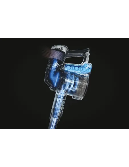 Hoover HF4, Aspirapolvere senza filo, Nero Argento, 0,7L, Senza sacchetto