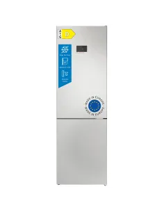 Bosch Serie 4 KGN367LDF Frigorifero Combinato da libera installazione 186 x 60 cm Metal look Classe D