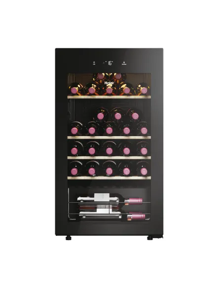 Haier Wine Bank 50 Serie 3 HWS34GGH1 Cantinetta vino con compressore Libera installazione Nero 34 bottiglia bottiglie