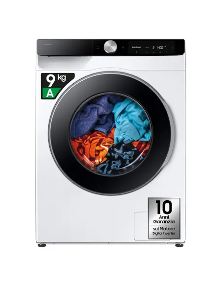 Samsung WW90DG6G94LKU3 lavatrice Caricamento frontale 9 kg 1400 Giri min Bianco