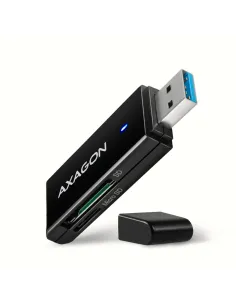 Axagon CRE-S2N lettore di schede USB 3.2 Gen 1 (3.1 Gen 1) Type-A Nero
