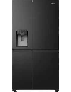 Hisense frigorifero Side by Side RS818N4TFE libera installazione 632L Classe E Distributore Acqua e Ghiaccio Grande capacità