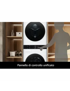 LG WashTower WT1210WWF Colonna Bucato 12 10kg AI DD, Classe A, Pannello unificato 2