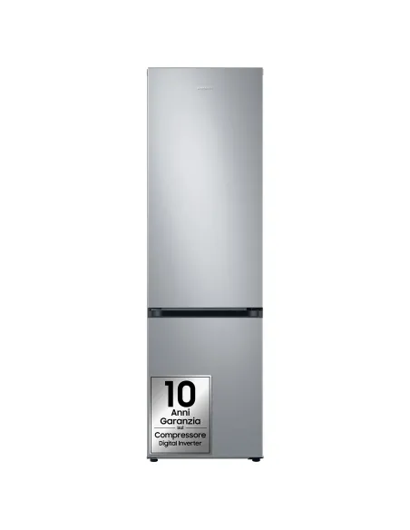 Samsung RB38T607BS9 frigorifero Combinato EcoFlex Libera installazione con congelatore 2m 387 L Classe B, Inox