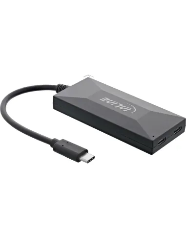 InLine Hub USB 3.2 Gen.1, da USB-C a 2 porte USB-C e 3 porte USB-A, con alim.