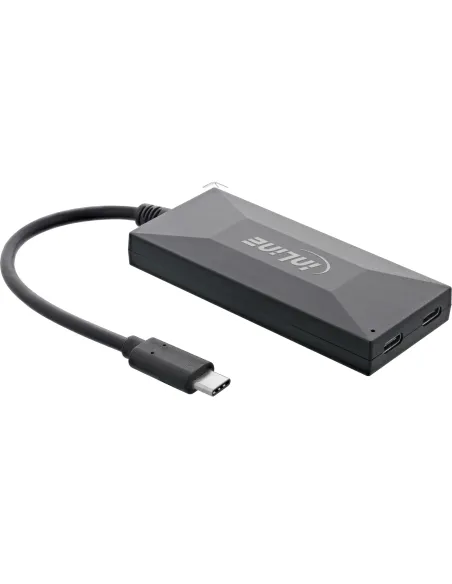 InLine Hub USB 3.2 Gen.1, da USB-C a 2 porte USB-C e 3 porte USB-A, con alim.