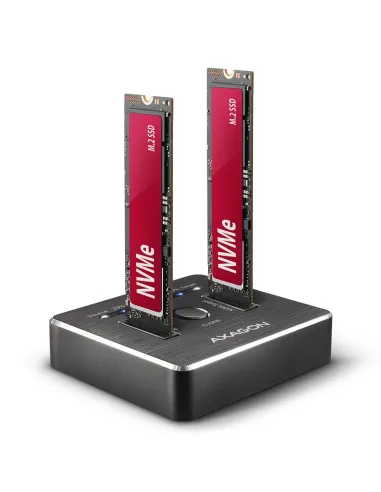 Axagon ADSA-M2C docking station per unità di archiviazione USB 3.2 Gen 2 (3.1 Gen 2) Type-C Nero