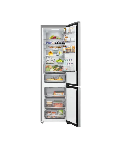 LG GBBS726AMB Frigorifero combinato Fit & Max 60cm, Classe A, 375L, AI Inverter, Metal Sorbet
