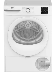 Beko BMT491WI_IT, Asciugatrice 9kg, Classe C, Linea Estetica NX, motore inverter, Display digitale, colore Bianco, oblò Bianco