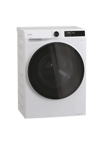 Candy ProWash 550, Lavatrice Slim 9 KG, 20% più efficente della classe A, 1400 giri, Bianco, Inverter, Vapore, Wi-Fi, Smart