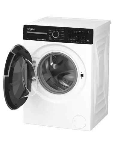 Whirlpool FRONT LOADER STD, Capacità 12kg, classe A -10%, bianco, Autodose, vapore, porta nera, Wi-Fi