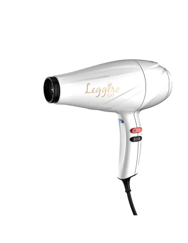 GA.MA Phon Leggero Ion tecnologia agli ioni, anti crespo, 2400 W, Motore AC a lunga durata Made in Italy, 6 combinazioni di