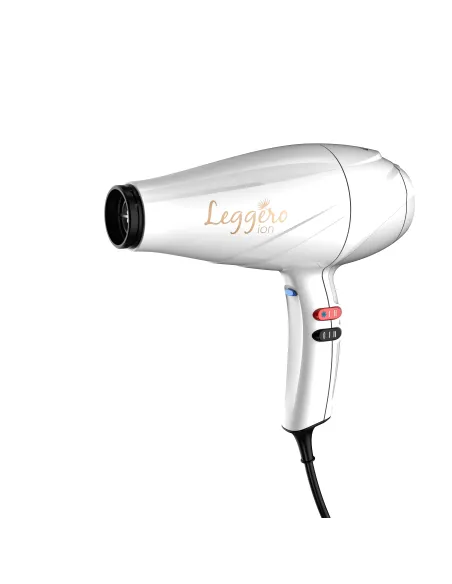 GA.MA Phon Leggero Ion tecnologia agli ioni, anti crespo, 2400 W, Motore AC a lunga durata Made in Italy, 6 combinazioni di