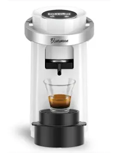Caffè Borbone Bluemoon Macchina da Caffè a Cialde ESE 44mm – Multifunzione per Espresso, Infusi e Bevande Calde, Pressione 15