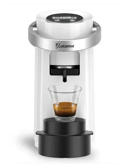 Caffè Borbone Bluemoon Macchina da Caffè a Cialde ESE 44mm – Multifunzione per Espresso, Infusi e Bevande Calde, Pressione 15
