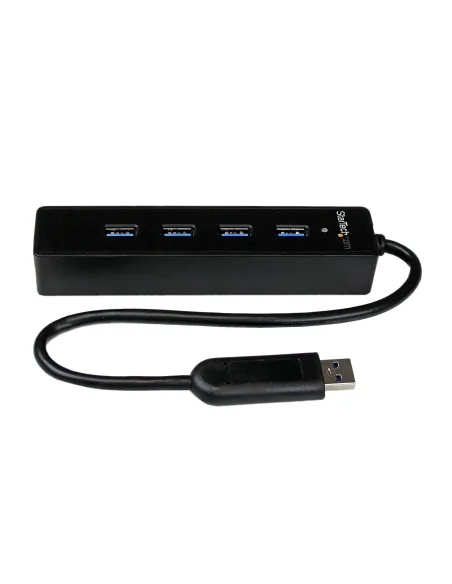 StarTech.com Hub portatile USB 3.0 SuperSpeed a 4 porte - Perno e concentratore per notebook o Ultrabook USB 3.0 con cavo
