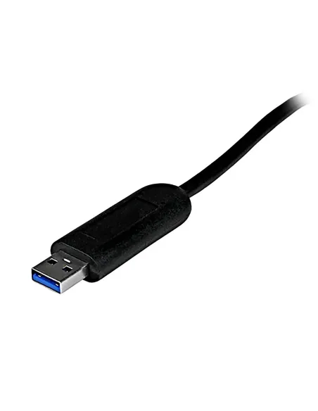 StarTech.com Hub portatile USB 3.0 SuperSpeed a 4 porte - Perno e concentratore per notebook o Ultrabook USB 3.0 con cavo