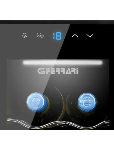 G3 Ferrari RISERVETTA 10 Cantinetta termoelettrica Libera installazione Nero 10 bottiglia bottiglie