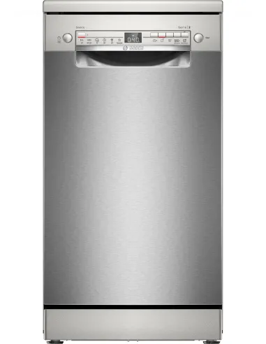 Bosch Serie 2 SPS2HKI58E Lavastoviglie SLIM da libera installazione 10 coperti Acciaio spazzolato anti-impronta Classe E