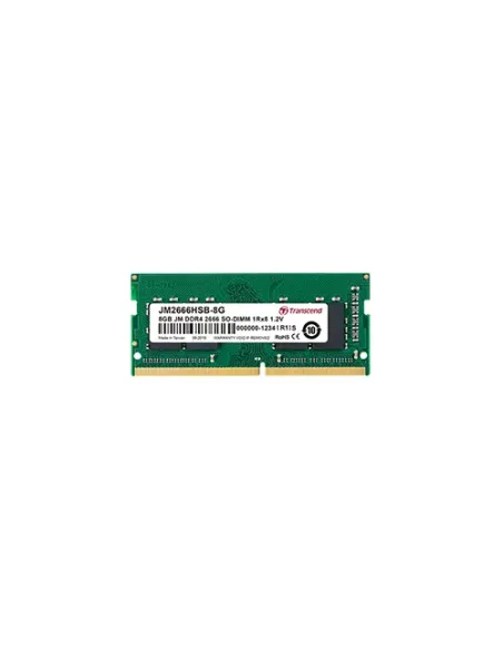 Transcend JM2666HSB-8G memoria 8 GB 1 x 8 GB DDR4 260-pin SO-DIMM