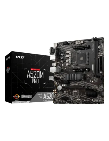 MSI A520M PRO scheda madre AMD A520 Socket AM4 micro ATX