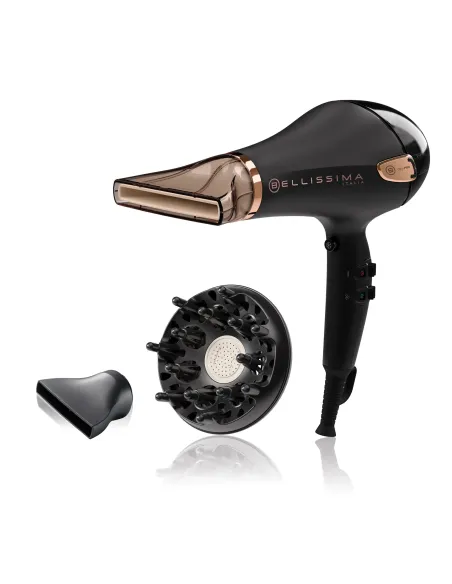 Bellissima Imetec Ceramic P5 3800, Asciugacapelli Professionale Per Capelli Morbidi e Luminosi, Tecnologia Ceramica, Potenza