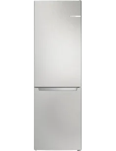 Bosch Serie 2 KGN36NLEA Frigorifero Combinato da libera installazione 186 x 60 cm Metal look Classe E