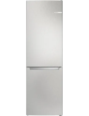 Bosch Serie 2 KGN36NLEA Frigorifero Combinato da libera installazione 186 x 60 cm Metal look Classe E