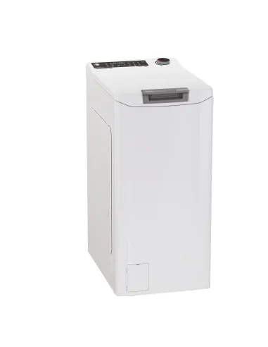 Hoover H-WASH 500 , Lavatrice Carica dall'alto 7 KG, Classe A, 1400 giri, Bianco, Inverter, Vapore, Wi-Fi, THOS476TM5-S