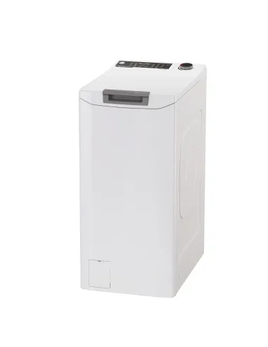 Hoover H-WASH 500 , Lavatrice Carica dall'alto 7 KG, Classe A, 1400 giri, Bianco, Inverter, Vapore, Wi-Fi, THOS476TM5-S