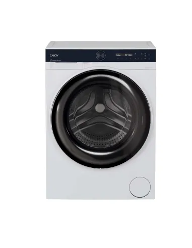 Candy ProWash 700, Lavatrice Slim 8 KG, 10% più efficente della classe A, 1400 giri, Bianco, Inverter, Vapore, Wi-Fi, BS 48SB6-S