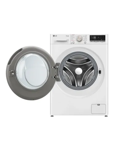 LG D4R7011TSWG Lavasciuga 11 6kg AI DD, Classe D, 1400 giri, TurboWash 360, Vapore, Wi-Fi