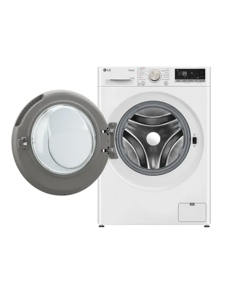 LG D4R7011TSWG Lavasciuga 11 6kg AI DD, Classe D, 1400 giri, TurboWash 360, Vapore, Wi-Fi