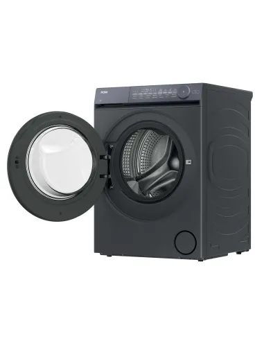 Haier X Series 7, Lavatrice Carica Frontale 10 KG, 30% più efficente della classe A, 1400 giri, Antracite, Direct Motion,