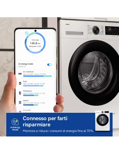 Samsung Lavatrice Crystal Clean 8 kg WW80CGC04DAEET